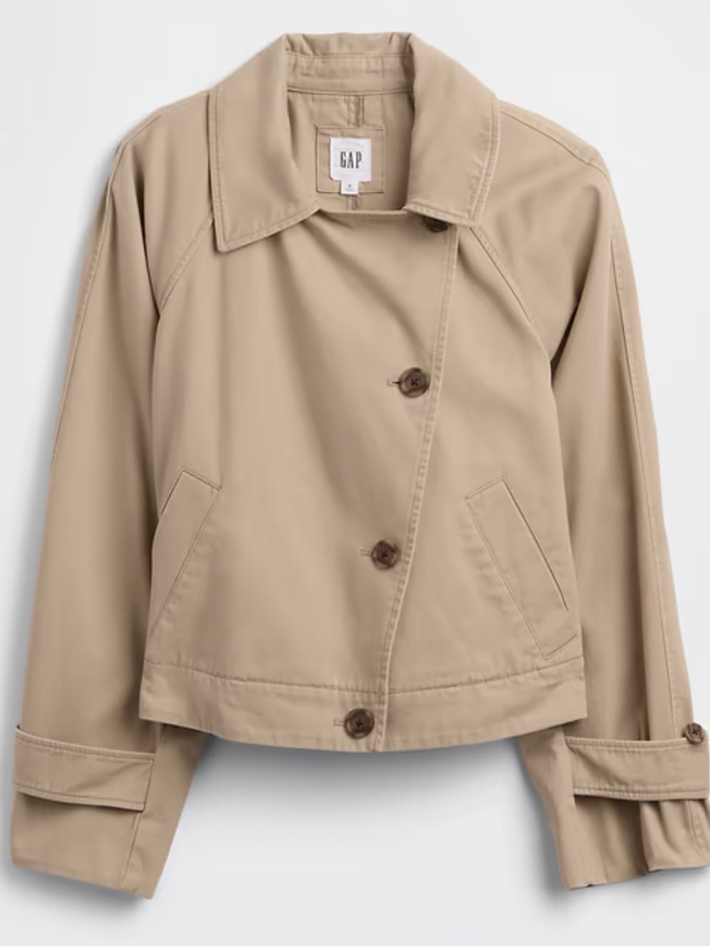 GAP Cropped Trench Jacket